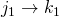 j_1\rightarrow k_1