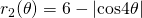 r_2(\theta)=6-|{\rm cos}4\theta|